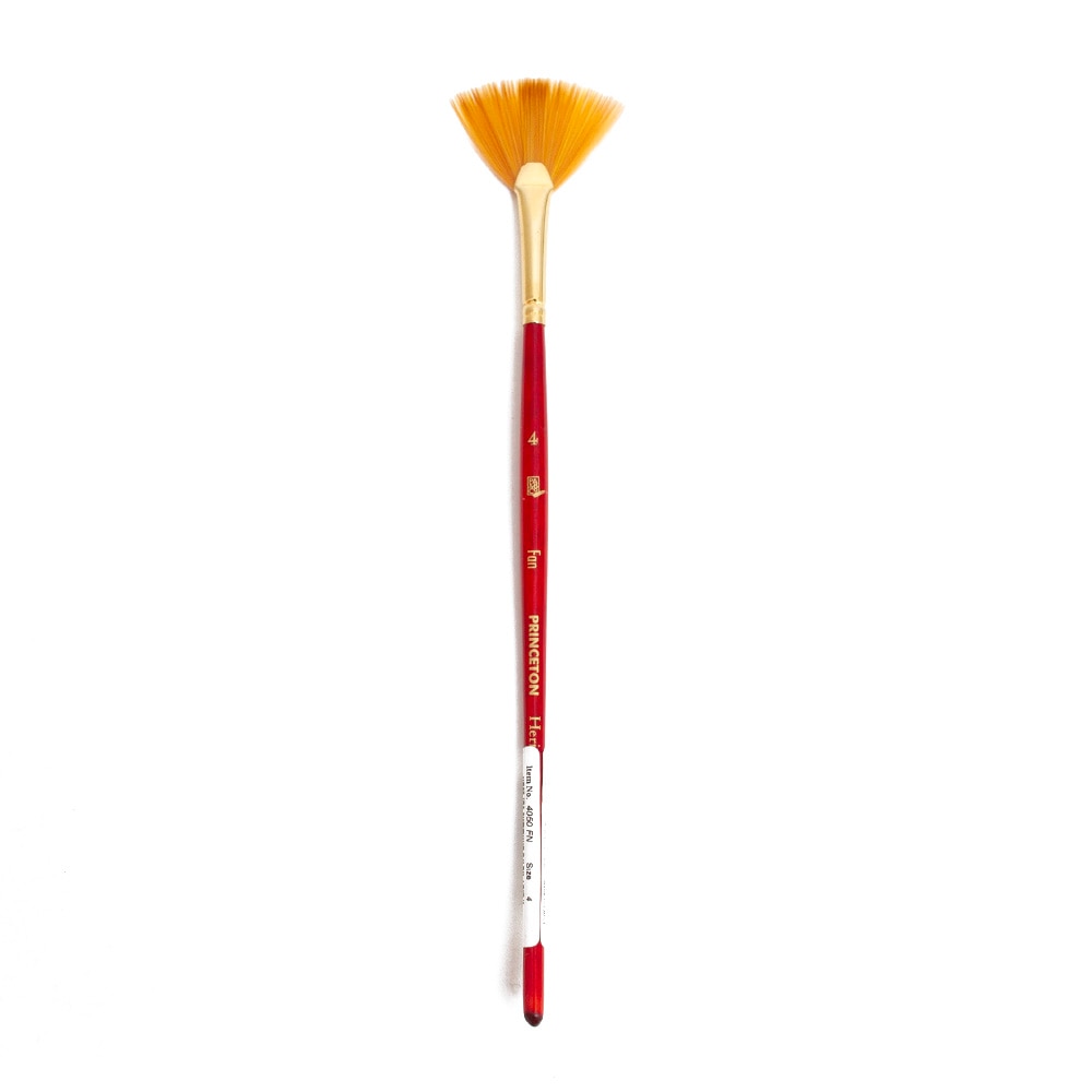 Princeton, Brushes, Art & School, Heritage, Synthetic Sable, Watercolor, 105316, Fan, 4